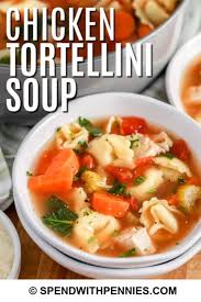 In a separate bowl, thoroughly beat flour into a small amount of cold. Chicken Tortellini Soup With Spinach Spend With Pennies