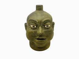 Ben Allman Crying Eyes Face Jug Catawba Valley Nc Pottery