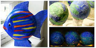 If you teach english to kindergarten kids, you don't need me to tell you that it can a little bit challenging. Paper Mache Crafts For Kids Crayon Box Chronicles