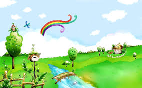 This is pemandangan kartun png. Gambar Kartun Pemandangan Alam Harian Nusantara