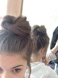 Perfect Messy Bun For Long Hair Pull Into Pony Tie With Bobble Twist Hair Not Too Tight Make Bun Hairstyles For Long Hair Twist Hairstyles Long Hair Styles