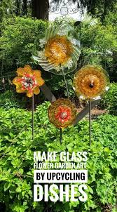 Brush on from the center, outwards. Glass Flowers Using Recycled Glass Plates To Make Beautiful Flower Art Thrifty Nw Mom