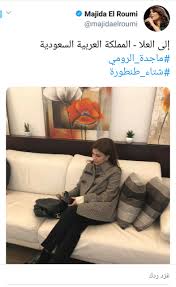 هي تنحدر من عائلة الرومي التي تتأصل من عائلة البرادعي من مدينة صور في جنوب لبنان. Ù‡ÙƒØ°Ø§ ØºØ±Ø¯Øª Ù…Ø§Ø¬Ø¯Ø© Ø§Ù„Ø±ÙˆÙ…ÙŠ ÙÙŠ Ø·Ø±ÙŠÙ‚Ù‡Ø§ Ø¥Ù„Ù‰ Ø§Ù„Ø¹Ù„Ø§ Ø§Ù„Ø³Ø¹ÙˆØ¯ÙŠØ©