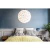 White drum shade crystal chandelier pendant light white drum shade crystal chandelier pendant ikea fillsta pendant lamp white 47 cm diffused light that provides good general light in the room. 1