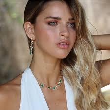 Marcello Pane Orecchini Charms verdi