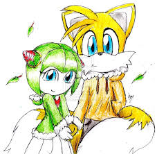 Mi dibujo cosmo and tails kiss. How Sweet Tails Cosmo Character Wallpaper Sonic Fan Art Sonic Art