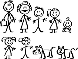 Family Clipart 5 People Stick People Gallery Clip Art Library Stick Figure Family Stick Figure Drawing Stick Figures