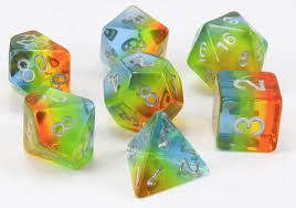 Aurora Dice Yellow Rpg Role Playing Game Dice Set Roleplaying Game Game Dice Dungeons And Dragons Dice