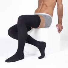 Chaussettes de contention à la mode et bon marché à porter au quotidien et au travail. Bas De Contention Styl Coton Fine Bas Antiglisse A Picots Classe 1 2 3