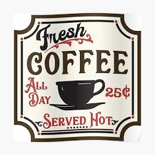4.25 x 6.25 inches with bleed; Coffee Shop Posters Redbubble