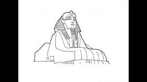 Artists for kids art for kids greek mythical creatures sphinx egypt egypt art drawing guide online drawing greek mythology line art. How To Draw The Sphinx Kak Narisovat Sfinksa Youtube