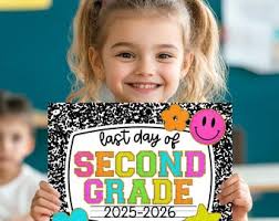 First Day of Second Grade Sign 2025
