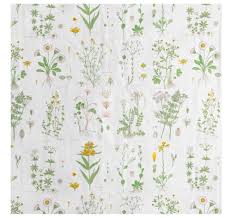 Ikea Strandkrypa Fabric Shower Curtain White Floral 71 X 71 New Fabric Shower Curtains Curtains Flower Shower Curtain