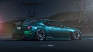 Car Vehicle Digital Art Subaru Brz 1080p Wallpaper Hdwallpaper Desktop Subaru Brz Subaru Sports Car Wallpaper