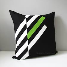 A pouf offers the same versatility with its own. Decorative Black White Outdoor Pillow Cover Modern Etsy Outdoor Pillow Covers Green Throw Pillows Geometric Pillow Covers