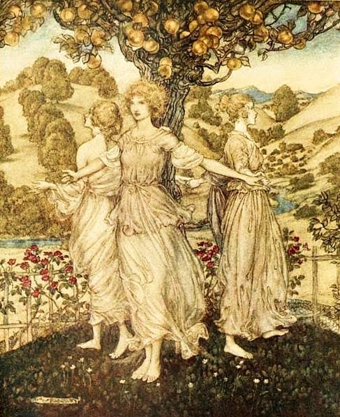 Resultado de imagen para manzanas de oro de las hespérides"