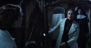 The demon nun, played by bonnie aarons, also appeared in заклятие 2 (2016) and had a brief cameo in проклятие аннабель. The Creepy Nun From The Conjuring 2 Is Getting A Spinoff Movie