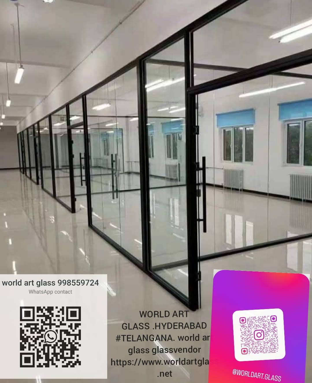 GLASS PARTITION WORK TOUGHENED PROFILE product image
