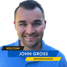 Everyone welcome John Gross to the weather team! John has joined 910 Media  Group as a meteorologist. John earned his bachelor's degree in meteorology  and mathematics. He is a former meteorologist at