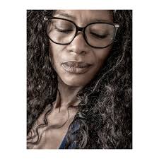 Portrait of Sylvana Simons. Photographed for the newspaper Trouw