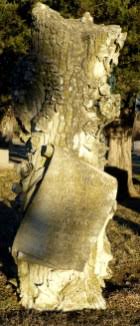 Sunday Snapshot: The tree stump monuments at Clinton Cemetery