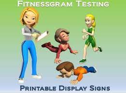 Physical activity is any activity that you may do that helps to improve or maintain your physical fitness as well as your health in general. Pe Fitness Testing Printable Display Signs Elementary Physical Education Physical Education Lessons Physical Education Teacher
