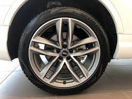 Tire And Rim On 2018 Audi Q7 In Carrara White Vehicle Available At Audi Of Bridgewater Nj Rims For Cars Audi Dealership Used Luxury Cars