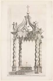 Sviluppata su quattro colonne tortili caratterizzati da motivi naturalistici. Architettura Del Baldacchino Doppiozero