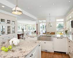Granite Countertops Ideas With White Kitchen Cabinets Antique White Kitchen Antique White Kitchen Cabinets Granite Countertops Kitchen
