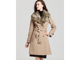 Check out our camel trench coat selection for the very best in unique or custom, handmade pieces from our clothing shops. Calvin Klein Faux Fur Collar Trench Coat In Camel Natural Lyst