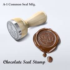 A 1 Common Seal Manufacturing Now Provides A Unique And Attractive Chocolate Seal Stamp Cake Boxes Packaging Stamp Seal