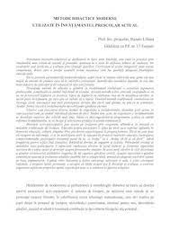 Metode si tehnici de evaluare in invăţămantul prescolar redactare licente. Calameo Didactici Moderne