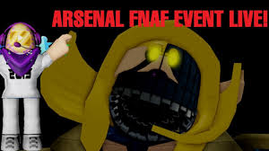 Type your code to the opened enter your arsenal roblox game & arsenal codes for money & skin 2021. Arsenal Fnaf Event Roblox Live Youtube