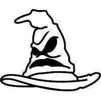 Harry Potter Sorting Hat Sticker 2 3 8 Harry Potter Sorting Hat Sorting Hat Drawing Tutorial Face