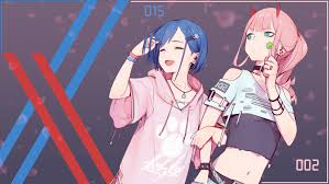 44+ zero two wallpaper on wallpapersafari : Wallpaper Id 121150 Darling In The Franxx Zero Two Darling In The Franxx Ichigo Darling In The Franxx Code 002 Zerotwo Anime Girls Pink Hair Blue Hair