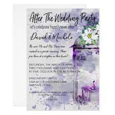 Water Color Lantern After The Wedding Party Invitation Zazzle Com Wedding Party Invites Wedding Party Cards Post Wedding
