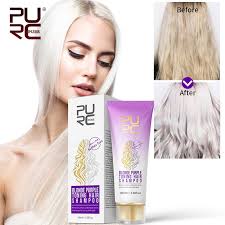 Leave on for 1 minute (do not exceed) and rinse thoroughly. Purc Authentic 100ml Purple Shampoo Blonde Hair Bleaching Silver Ash Removes Yellow Brassy Tones Blonde Hair Care Shopee Singapore