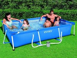 piscine tubulaire rectangulaire intex 3m x 2m x 75cm 28275fs