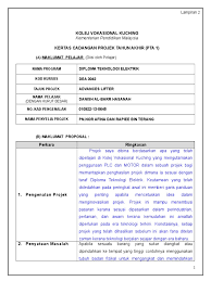 Berikut merupakan projek tahun akhir pelajar tahun akhir kolej vokasional seri iskandar (kumpulan 4) yang terdiri daripada: Proposal Pta