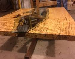 Items Similar To Spalted White Oak Live Edge Slab Diy Bar Top Live Edge Slab Dining Table Live Edge Table Tops Wood Slab Table