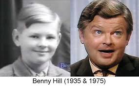 Benny Hill with his family in 1937.
