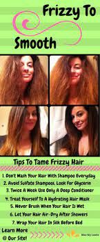 Struggling With Frizzy Hair You Need To Read This See Our Favorite Beauty Hacks And Home Remedies For Getting Frizz Und Frizzy Hair Tips De Frizz Frizzy Hair