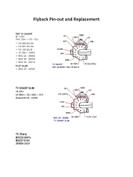 Col _ b+115v _ gnd _ 24v _ 16v _ afc _ 180v _ gnd _ ht _ abl. Flyback Pin