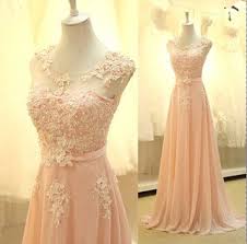 Vintage Rose Pink Applique Bridesmaid Dress Pale Pink By Redfoxfur 129 00 Chiffon Evening Dresses A Line Prom Dresses Prom Dresses