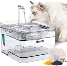Because he had a bad habit and a quite costly one i might add, of drinking fresh running water from the bathroom sink, i assumed he would love a cat fountain. Amazon Com Cat Water Fountain 2021 Upgraded Pet Water Fountain 101oz 3l Automatic Dog Cat Water Dispenser Ultra Quiet Cat Drinking Fountains With 2 Quadruple Filtration Filters 3 Water Flow Settings Pet Supplies