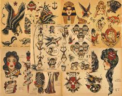 Far from being a crutch for inexperienced artists, tattoo stencils are a useful tool for ensuring consistency, accuracy, and predictability, especially when it comes to using tattoo flash art. Amazon Com Sailor Jerry Traditional Vintage Style Tattoo Flash 50 Sheets 11x14 Old School Beauty