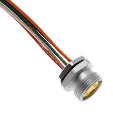MIN Size I, Receptacle, 5 Pole, Female Straight, 1 Ft, 16awg ...