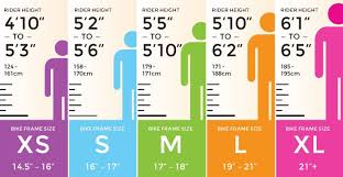 Bike Size Chart Machine Bicycle Co