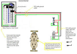 Wiring a garbage disposal electrical question: Dishwasher And Garbage Disposal Connection The Outlet Under The Sink Has Two Receptacles Supposedly One For Dishwasher