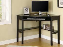 Fabulous Corner Computer Desks For Home Office Furniture Attractive Black Corner Compute Black Corner Desk Computer Desks For Home Black Corner Computer Desk